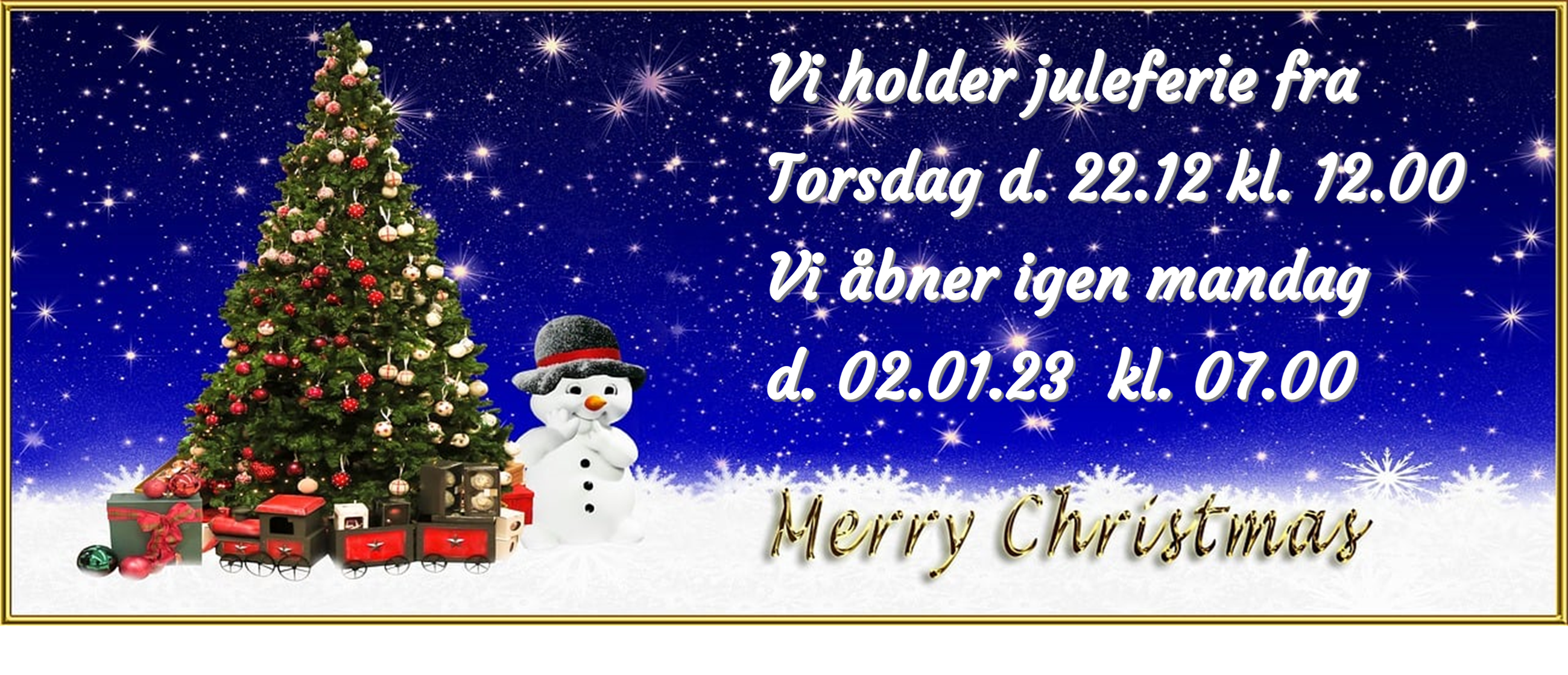 juleferie 2022